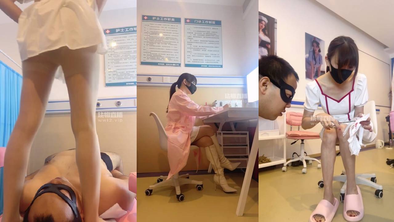 伊晨TJ：护士诱惑治疗阳痿病人各种花式治疗阳痿丝袜包头坐脸治疗脚踩鸡巴治疗闻舔内裤治疗闻靴子除臭治疗姨妈中泡水治疗圣水治疗2025-08-23
