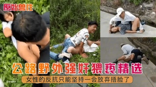 【原始兽性】公路野外强奸猥亵精选！-精品力荐